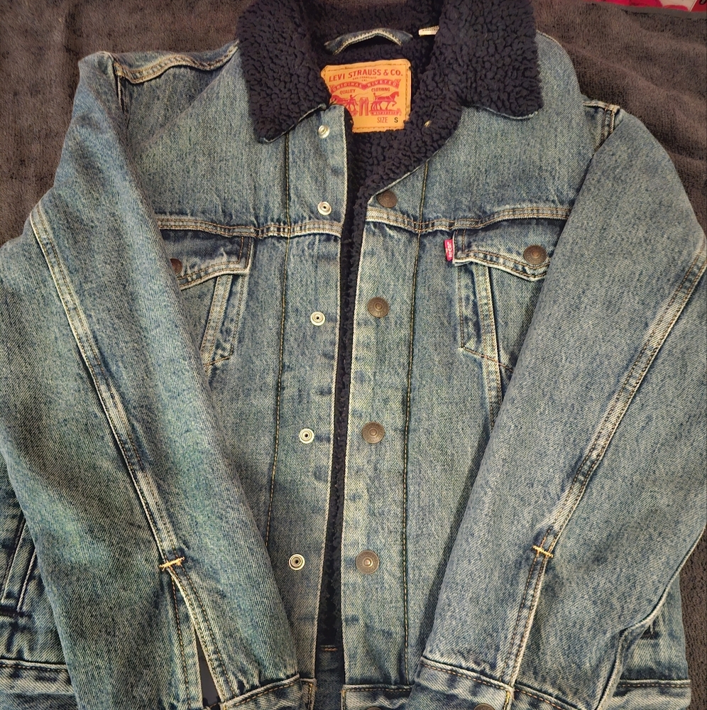 Levi denim men's winter jacket.